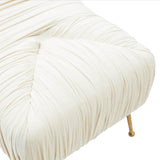 Jessica Cream Velvet Bench by Inspire Me! Home Decor by TOV Furniture at Eve Furniture