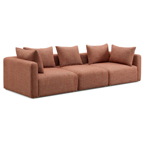 Hangover Heavy Textured Fabric Sofa by TOV Furniture at Eve Furniture