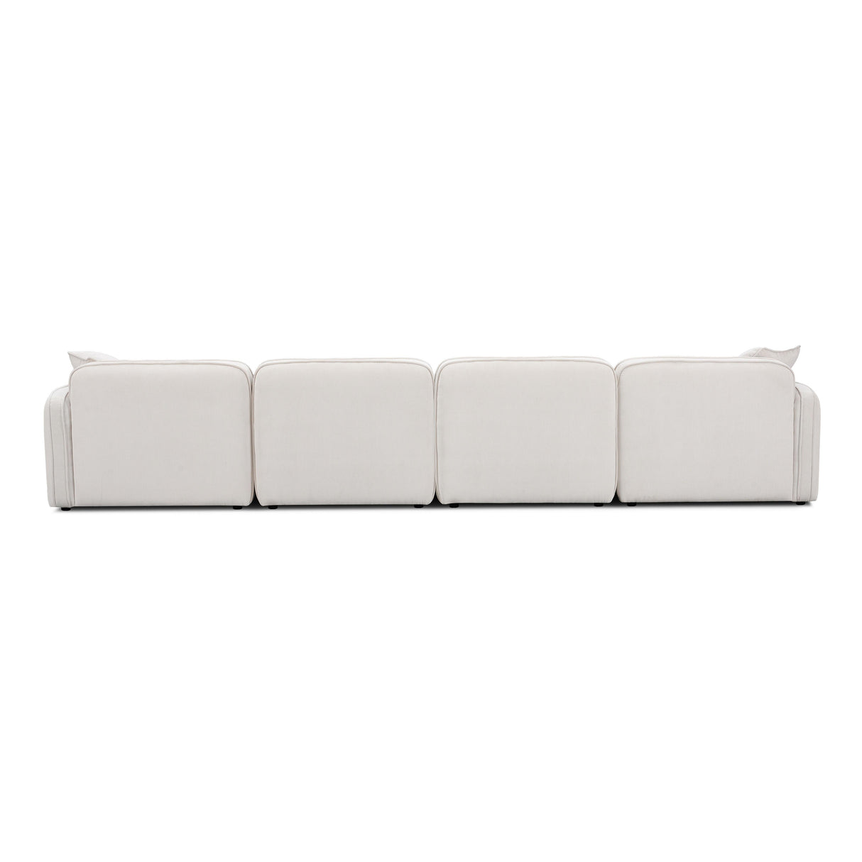 Travie Performance Corduroy Velvet 6-Piece Modular U-Sectional by TOV Furniture at Eve Furniture