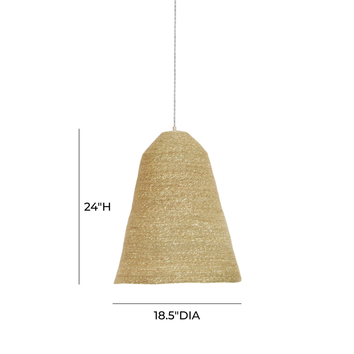 Aylin Natural Grass Pendant Lamp by TOV Furniture at Eve Furniture