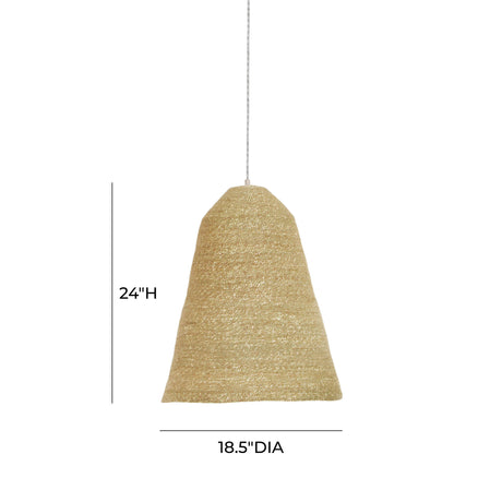 Aylin Natural Grass Pendant Lamp by TOV Furniture at Eve Furniture