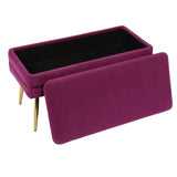 Ziva Velvet Storage Bench by TOV Furniture at Eve Furniture