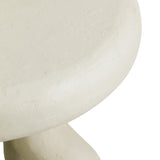 Maddie Cream Textured Side Table by TOV Furniture at Eve Furniture