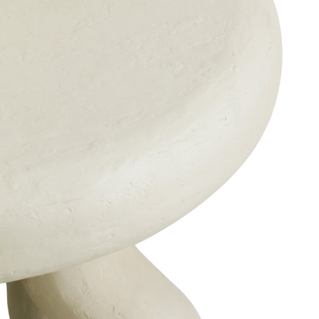 Maddie Cream Textured Side Table by TOV Furniture at Eve Furniture