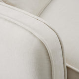 Travie Sand Upcycled Linen Modular L-Sectional by TOV Furniture at Eve Furniture