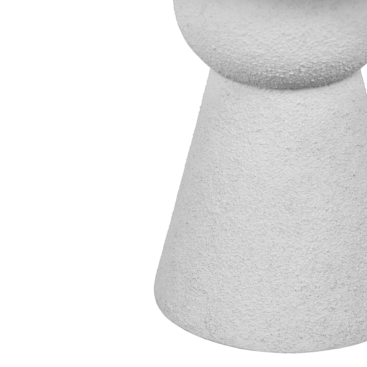 Lupita White Side Table by TOV Furniture at Eve Furniture