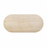 Brut Concrete Patterned Indoor/Outdoor 86" Oval Dining Table by TOV Furniture at Eve Furniture