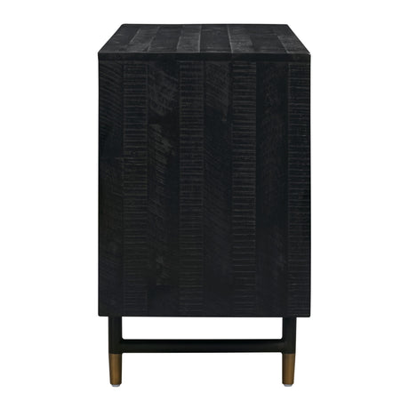 Gatsby Black Acacia Wood 66" Buffet by TOV Furniture at Eve Furniture
