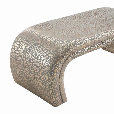 Kenya Velvet Bench by TOV Furniture at Eve Furniture