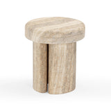 Sheila Textured Concrete Indoor / Outdoor Side Table by TOV Furniture at Eve Furniture