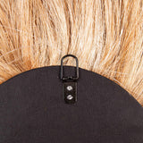 Tribal Natural Abaca Grass Oval Wall Mirror by TOV Furniture at Eve Furniture