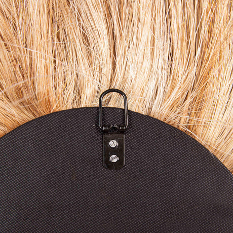 Tribal Natural Abaca Grass Oval Wall Mirror by TOV Furniture at Eve Furniture