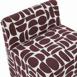 Pippa Geometric Jacquard Weave Stool by TOV Furniture at Eve Furniture