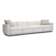 Perry Cream Chenille Modular Long Sofa by TOV Furniture at Eve Furniture