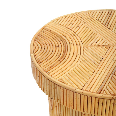 Acadia Rattan Side Table by TOV Furniture at Eve Furniture