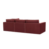 Willow Velvet Modular Right Arm Facing (RAF) Sectional by TOV Furniture at Eve Furniture