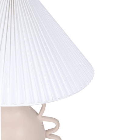 Hazza Pleated Table Lamp by TOV Furniture at Eve Furniture