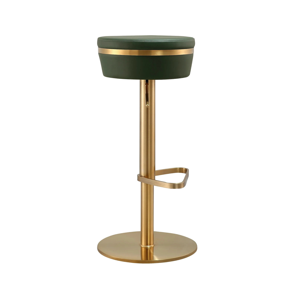 Astro Performance Vegan Leather Adjustable Stool by TOV Furniture at Eve Furniture