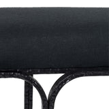 Bryn Black Bench by TOV Furniture at Eve Furniture