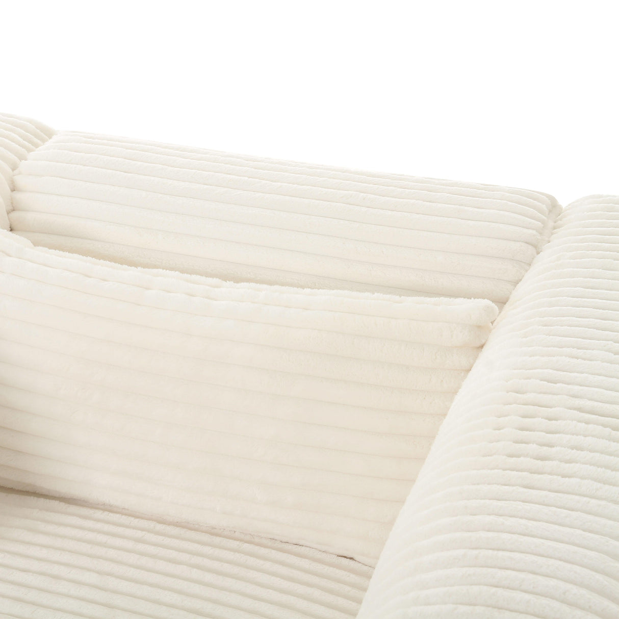 Tarra Fluffy Oversized Corduroy Modular Sofa by TOV Furniture at Eve Furniture