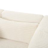 Tarra Fluffy Oversized Corduroy Modular Sofa by TOV Furniture at Eve Furniture