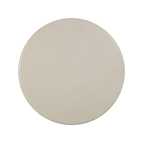 Fern Beige Textured Faux Plaster Concrete Indoor / Outdoor 47" Round Dining Table by TOV Furniture at Eve Furniture