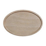 Eclipse Textured Faux Travertine Indoor / Outdoor Side Table by TOV Furniture at Eve Furniture