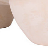 Athen Nude Faux Stone Coffee Table by TOV Furniture at Eve Furniture