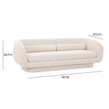 Simone Cream Boucle Sofa by TOV Furniture at Eve Furniture