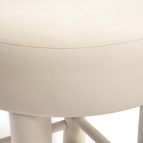 Carmel Cream Velvet Counter Stool by TOV Furniture at Eve Furniture