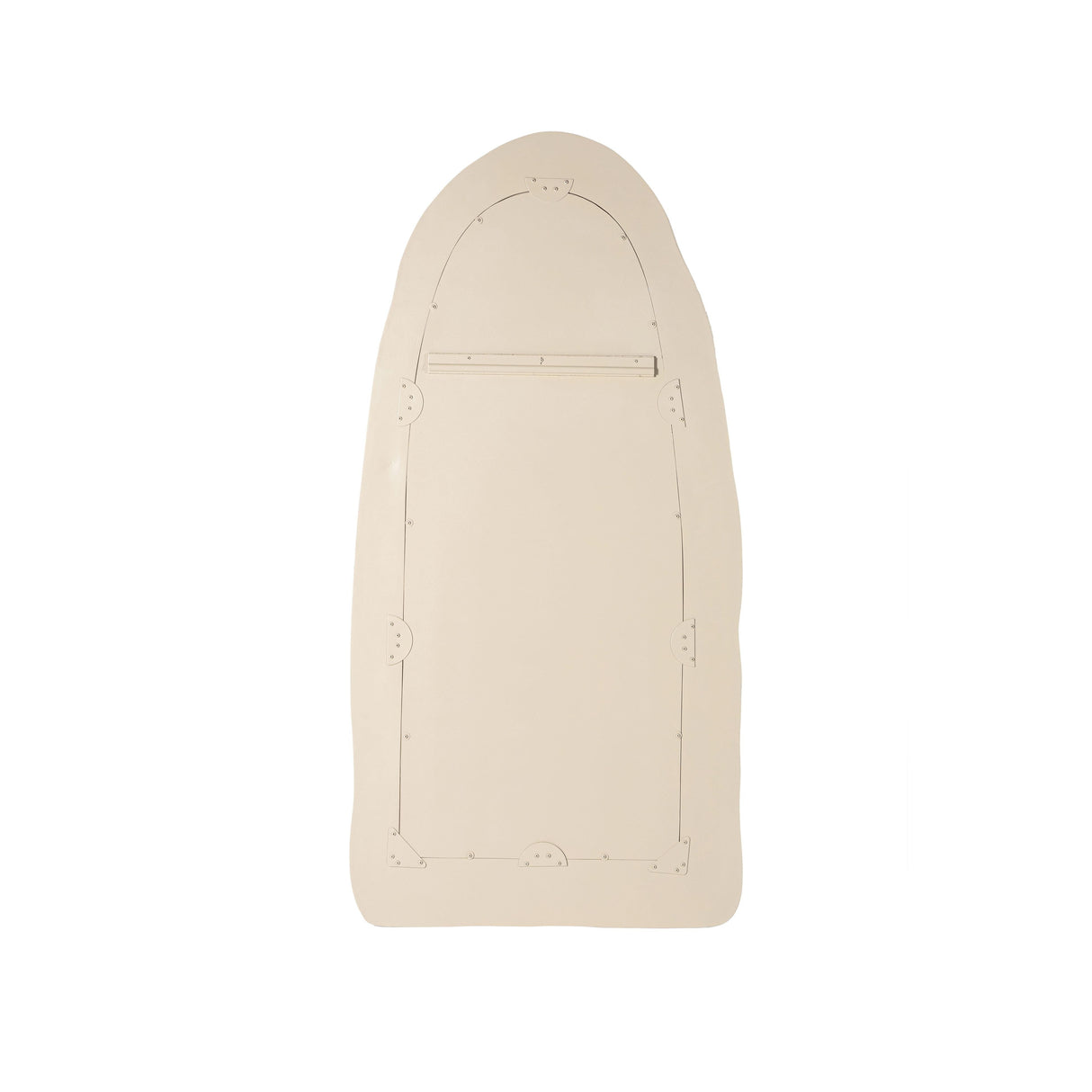 Kaia Cream Textured Small Floor Mirror by TOV Furniture at Eve Furniture