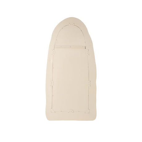 Kaia Cream Textured Small Floor Mirror by TOV Furniture at Eve Furniture