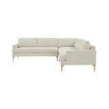 Serena Velvet L-Sectional by TOV Furniture at Eve Furniture