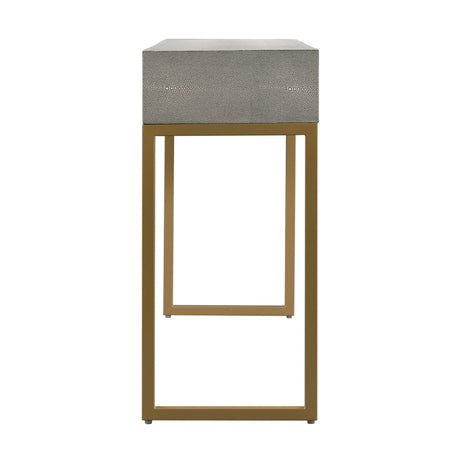 Pesce Shagreen Console Table by TOV Furniture at Eve Furniture