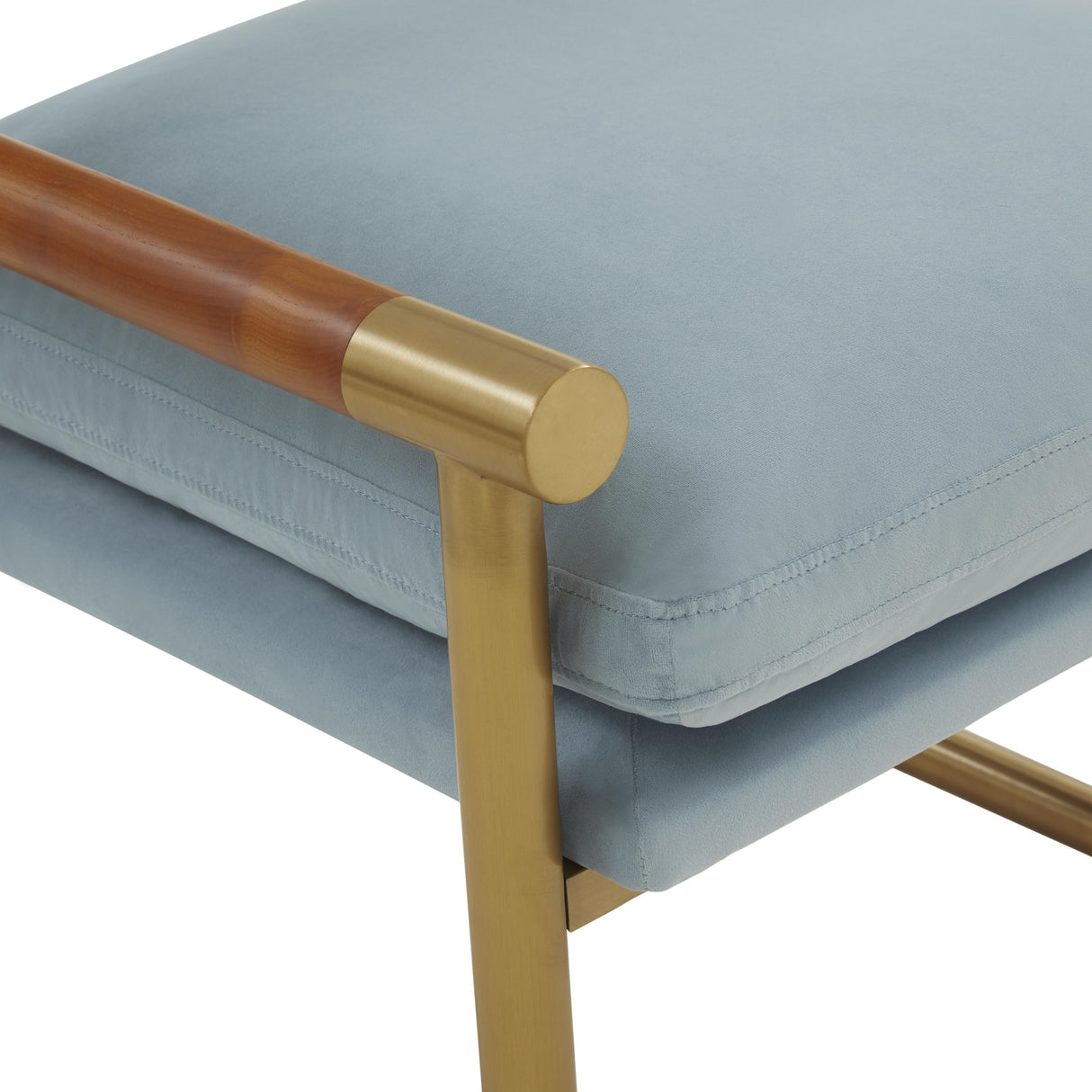 Harlow Rattan Velvet Chair by TOV Furniture at Eve Furniture