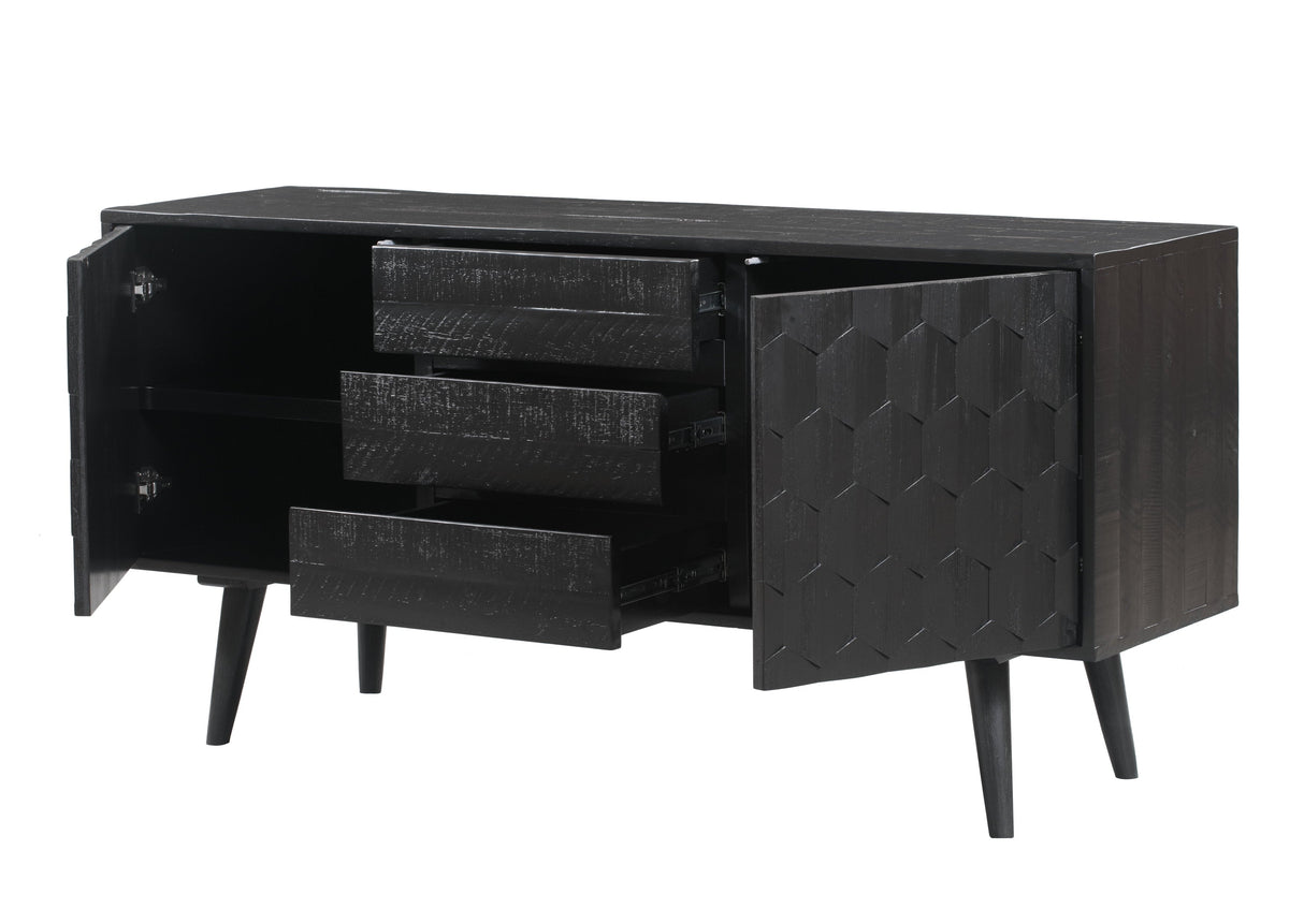 Valentina Black Acacia 59" Buffet by TOV Furniture at Eve Furniture