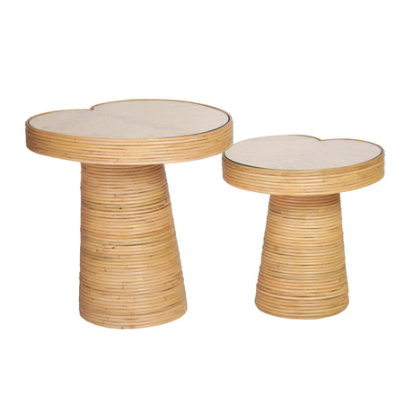 Felicia Lilypad Side Table by TOV Furniture at Eve Furniture
