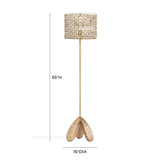 Alondra Wooden Floor Lamp by TOV Furniture at Eve Furniture