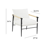 Cali Performance Fabric Accent Chair by TOV Furniture at Eve Furniture