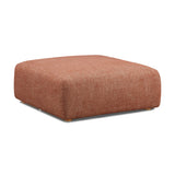 Hangover Heavy Textured Fabric Ottoman by TOV Furniture at Eve Furniture