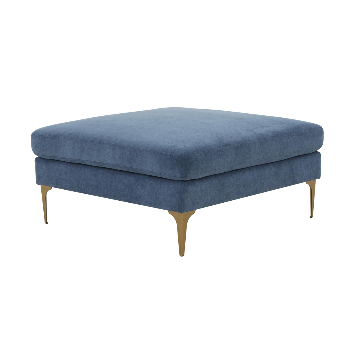 Serena Velvet Ottoman by TOV Furniture at Eve Furniture