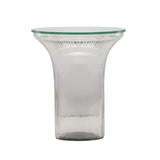 Cassandra Glass Flared Side Table by TOV Furniture at Eve Furniture