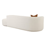 Fickle Cream Boucle 2-Piece Chaise Modular Sofa by TOV Furniture at Eve Furniture