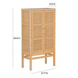 Amara Woven Rattan Cabinet by TOV Furniture at Eve Furniture