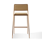 Gale Tan Basketweave Stackable Stool - Set of 2 by TOV Furniture at Eve Furniture