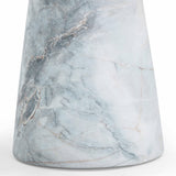Zara Aegean Marble Indoor / Outdoor Side Table by TOV Furniture at Eve Furniture