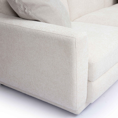 Perry Cream Chenille Modular L-Sectional by TOV Furniture at Eve Furniture