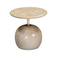 Mire Rose Faux Marble Side Table by TOV Furniture at Eve Furniture