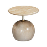 Mire Rose Faux Marble Side Table by TOV Furniture at Eve Furniture