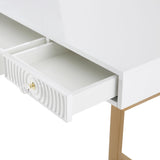 Janie Lacquer Desk by TOV Furniture at Eve Furniture